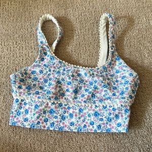 Love shack fancy X beach riot bra